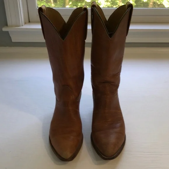 Frye Brown Leather Women's Boots - Picture 5 of 8